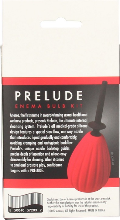 Produktbild Aneros Prelude Enema Bulb Kit - Red (Intimwaschlotion)
