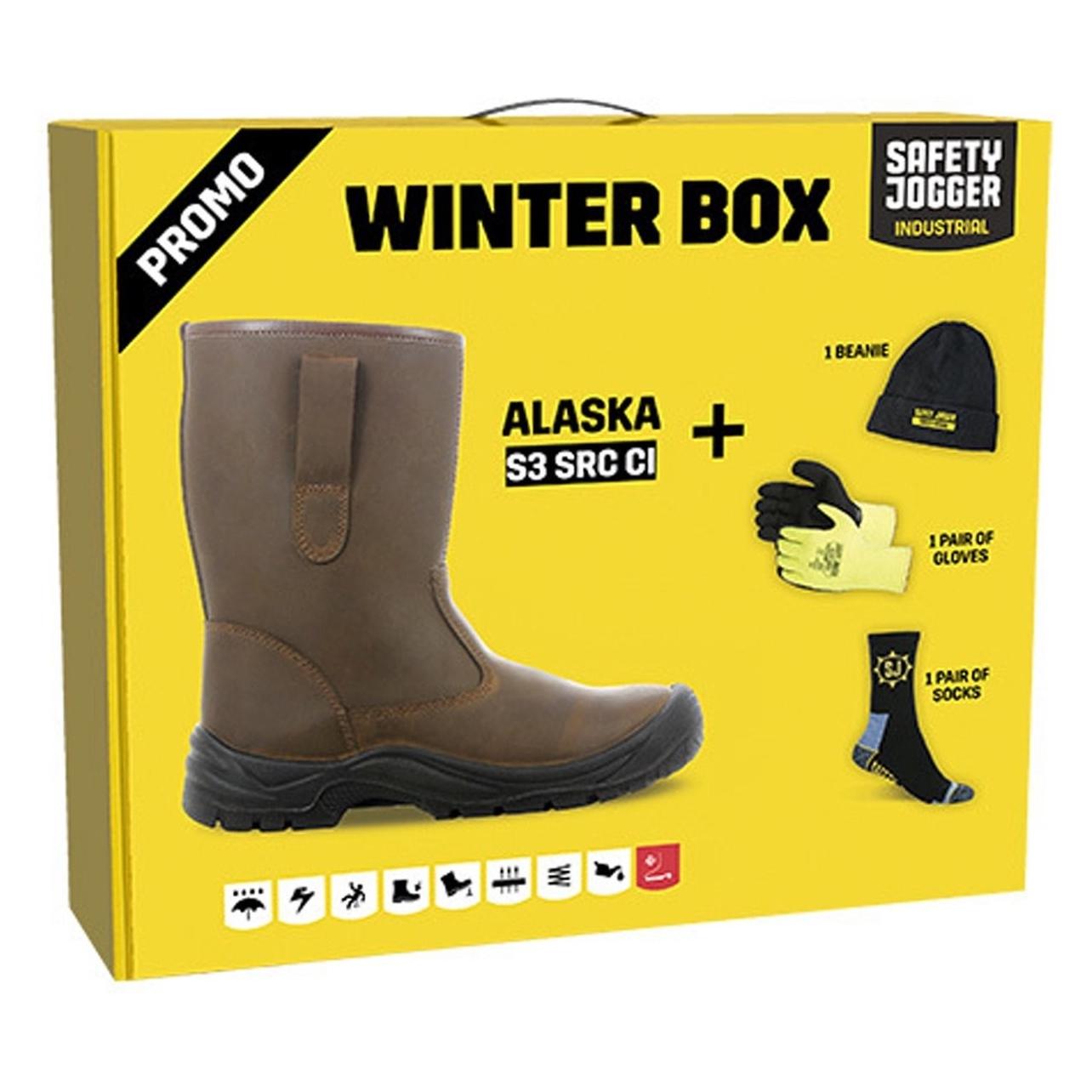 Safety Jogger, Werkschoenen, SI9805430 Winterbox Met De Alaska Veiligheidslaars (S3, 43)