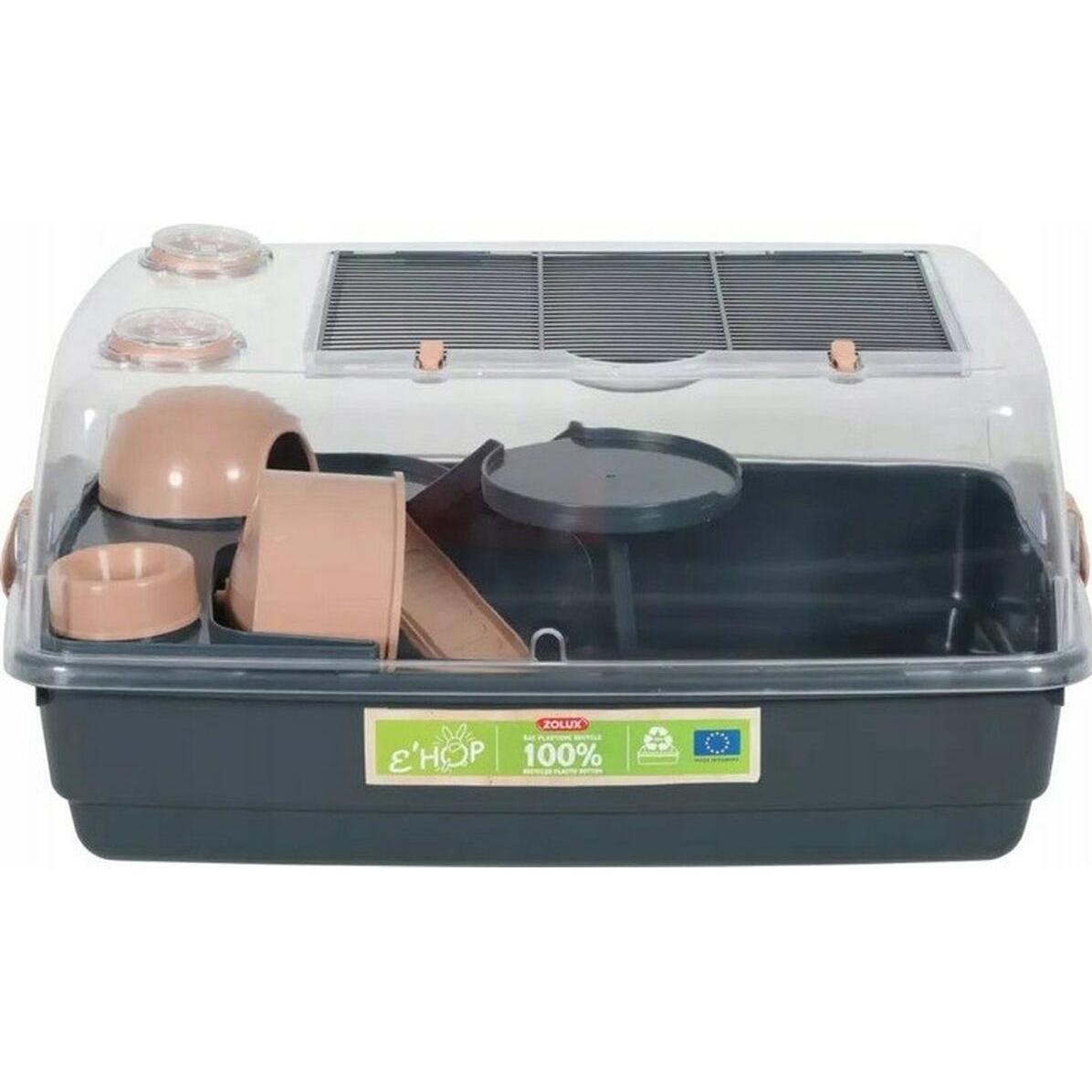 Zolux Hamster cage EHOP 55 cm, rose, Cage + enclos