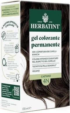 Actual product image Herbatint Permanent Hair Color 4N Brown 170ml - Ammonia-Free 100% Coverage (4N Brown)