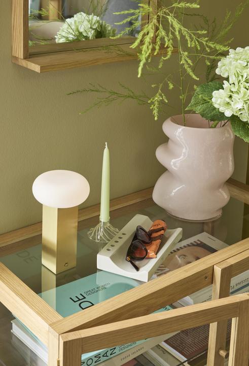 Immagine prodotto Hübsch Low Tragbare Lampe Messingfarben