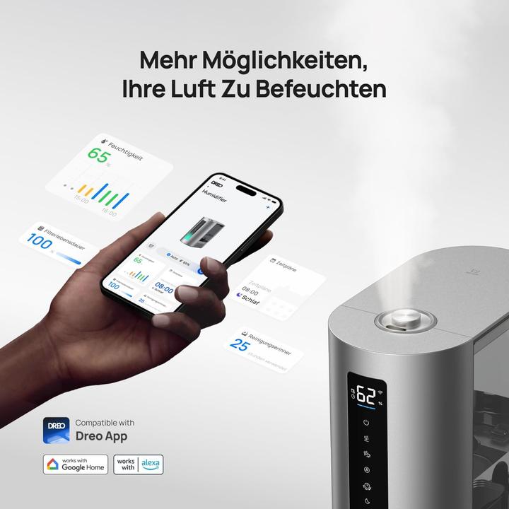 Produktbild Dreo Smart Luftbefeuchter HM713S mit Aromadiffusor
