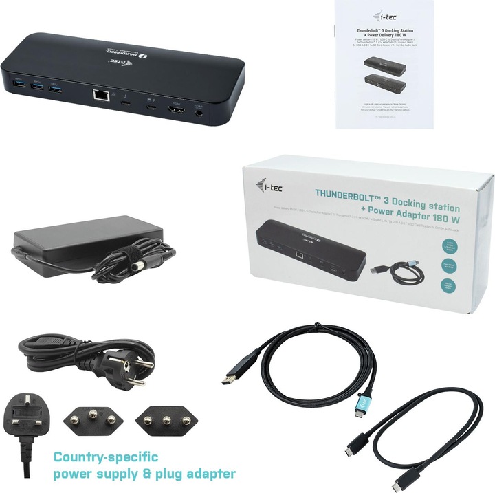 Produktbild i-tec Thunderbolt 3 Dual Dock (Thunderbolt, 2 Ports)