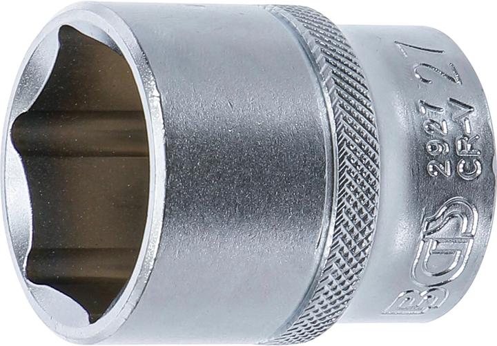 Produktbild BGS Steckschlüssel-Einsatz Sechskant | Antrieb Innenvierkant 12,5 mm (1/2") | SW 27 mm (27 mm)