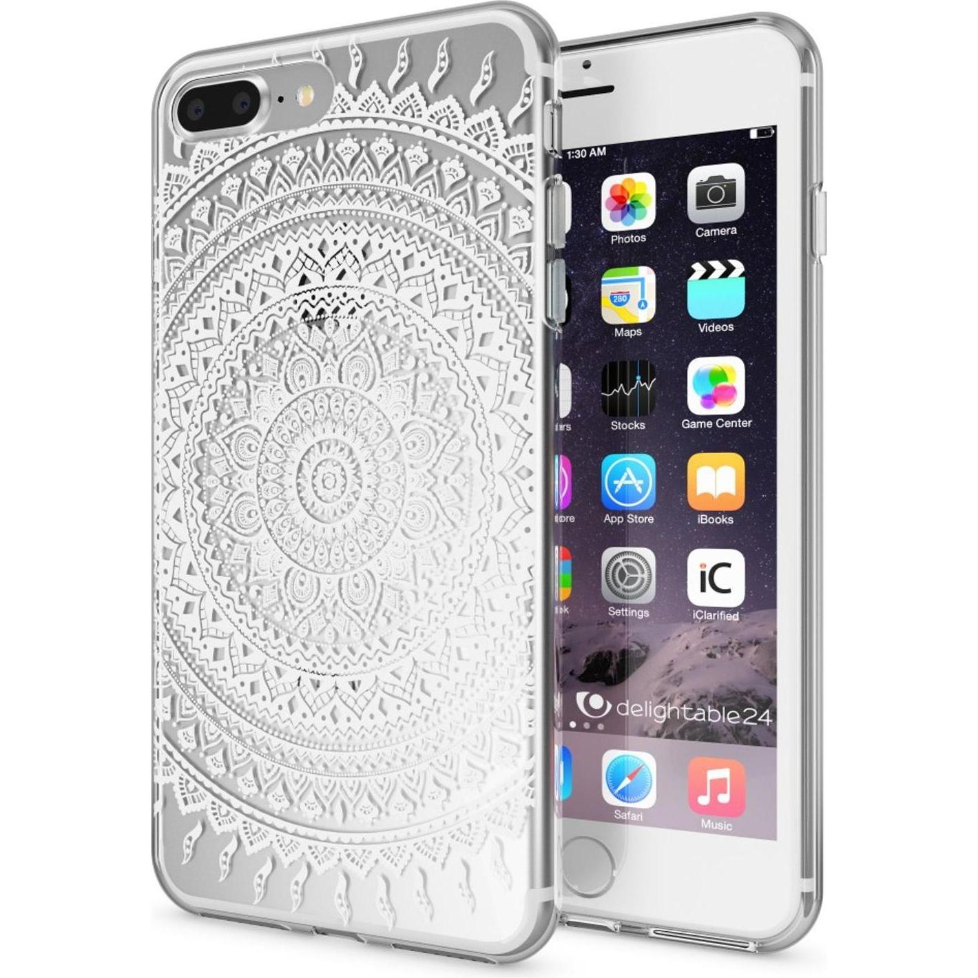 Nalia Handyhülle (Apple iPhone 7 Plus, Apple iPhone 8 Plus), Smartphone Hülle, Weiss