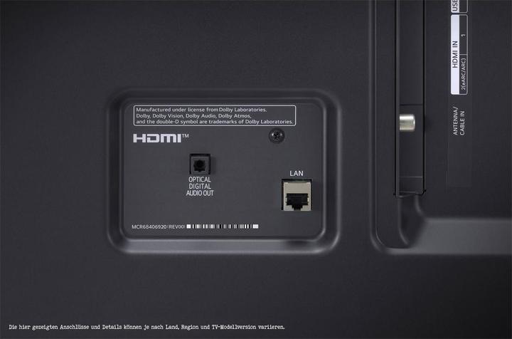 Actual product image LG 75UQ80009LB (75", LED, 4K, 2022)