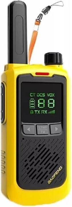 Actual product image Baofeng Walkie-Talkie BF-T17 Yellow (10 km)