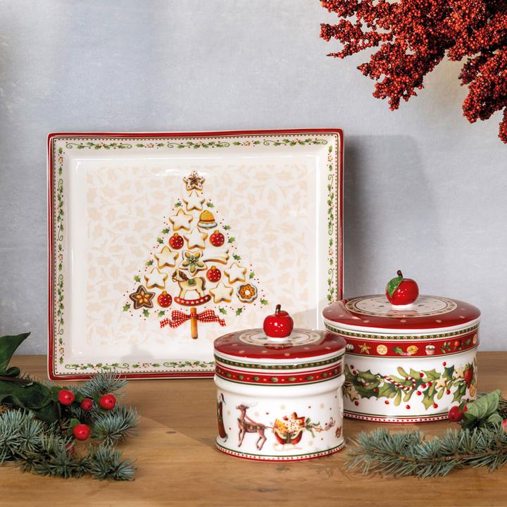 Produktbild Villeroy & Boch Multipack Winter Bakery Delight Gebäckplatte rechteckig, klein - 6 Stück