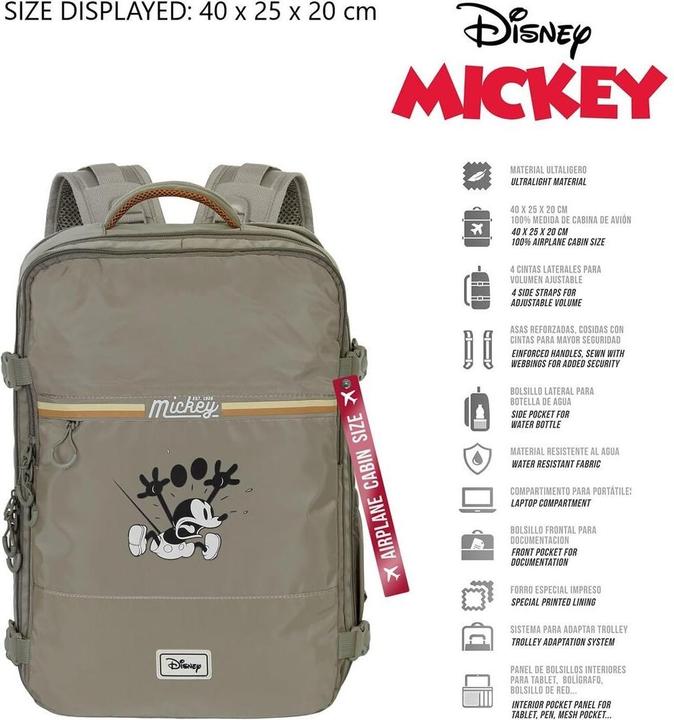 Produktbild Karactermania Large Mercury Travel Backpack 47x23x33cm Face (35 l)