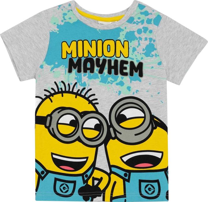 Actual product image Minions Boys Mayhem Short Pyjama Set (140)