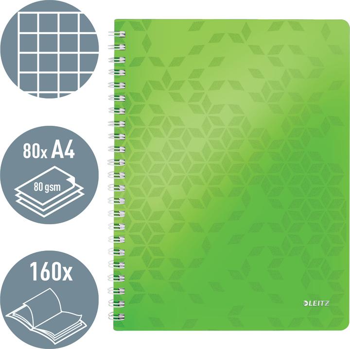 Produktbild Leitz Wow (A4, Kariert, Weicher Einband)