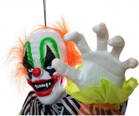 Actual product image Europalms Halloween Figur Clown Curby, animiert, 155cm (1 pcs.)