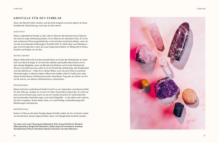 Actual product image Mit der Kraft der Kristalle (German, Anastasia Stefurak, Claire Titmus, Holger Möhlmann, India Hobson, 2023)