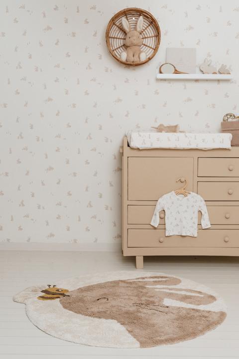Actual product image Little Dutch Carpet Bunny - diam. 110 cm Anti Slip