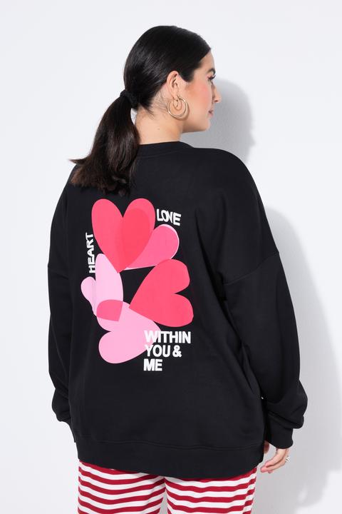 Produktbild Studio Untold Sweatshirt, oversized, Color-Hearts auf dem Rücken (60)