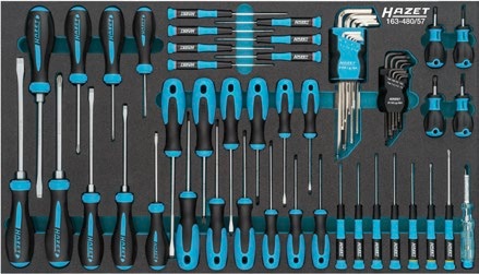 Produktbild HAZET Werkstattwagen Assistent 179NXXL-7/340 ∙ Schubladen, flach: 5 x 81 x 870 x 398 mm ∙ Schublade… (340 x)