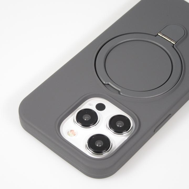 Actual product image PhoneLook Silicone matt MagSafe cover with retaining ring (Apple iPhone 14 Pro Max)