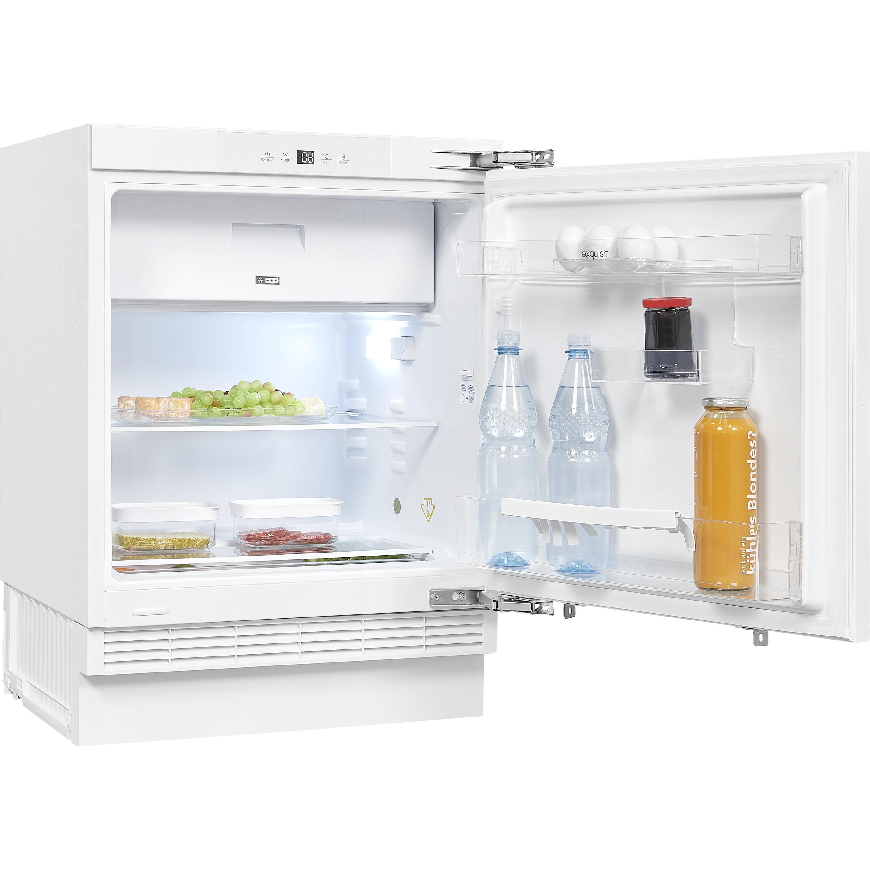Thumbnail - Exquisit EXQ UKS130-4-FE-010E Kühlschr, Kühlschrank Freistehend, Weiss