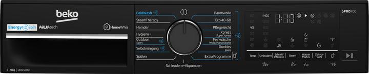 Produktbild Beko B7WFU69418W Waschmaschine 60cm Frontlader (9 kg, Links)