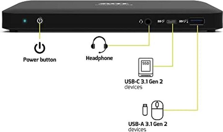 Produktbild Port Designs Docking Type C Office 3 X - Eu (USB-C, 9 Ports)