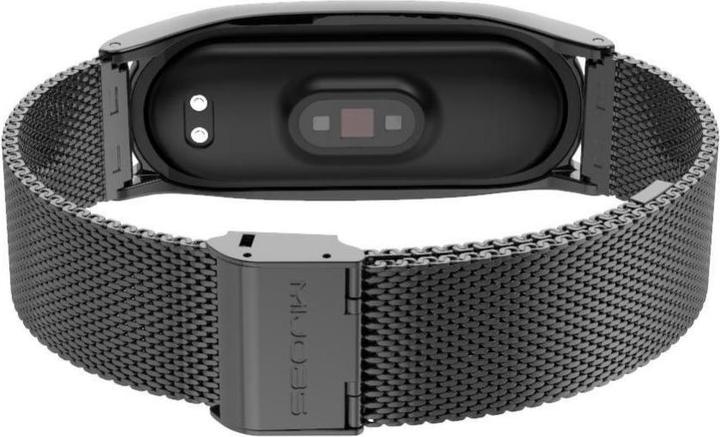 Actual product image Tech Smart bracelet Xiaomi Mi Smart Band 5/6 strap, Black (Stainless steel)