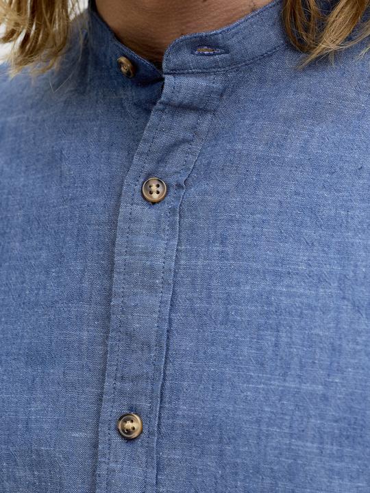 Actual product image Jack & Jones Jjesummer Linen Blend Band Shirt L/S Sn (S)