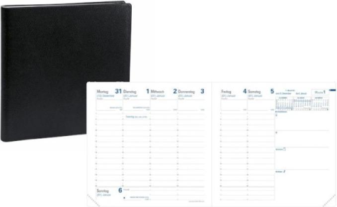Actual product image Quo Vadis Exec.DE Impala 2021 QV014074 black, 1W/2S, 16x16cm (16 x 16 cm, German)