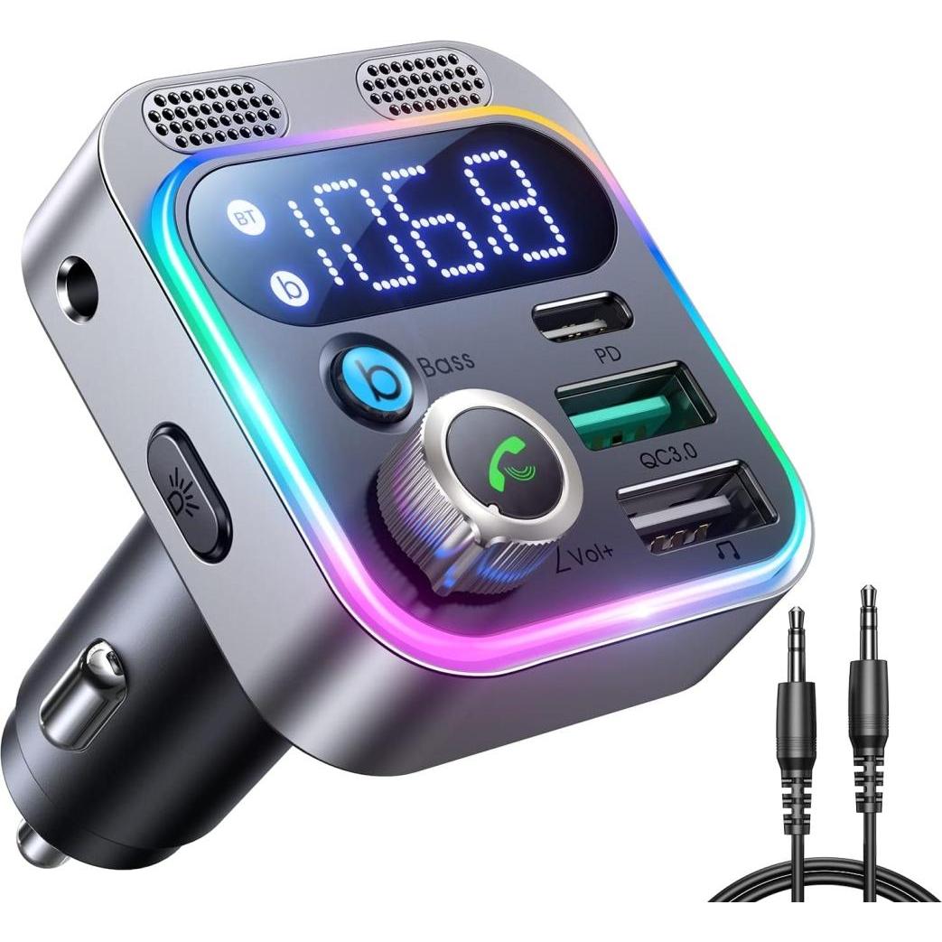 Joyroom Dual Charger, Auto Adapter, Schwarz