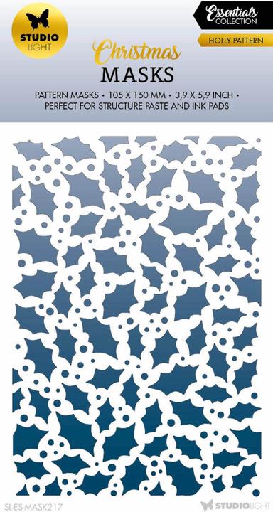 Produktbild art by marlene Schablone "Holly Pattern" Essentials