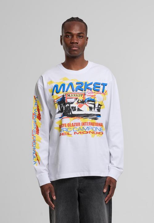 Produktbild Chinatown Market Longsleeve Racing Stripe (L)