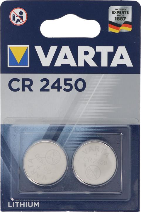 Produktbild Varta Professional Electronics CR2450, CR 2450 Lithium 2er Blister Verpackung (2 Stk., CR2450, 570 mAh)