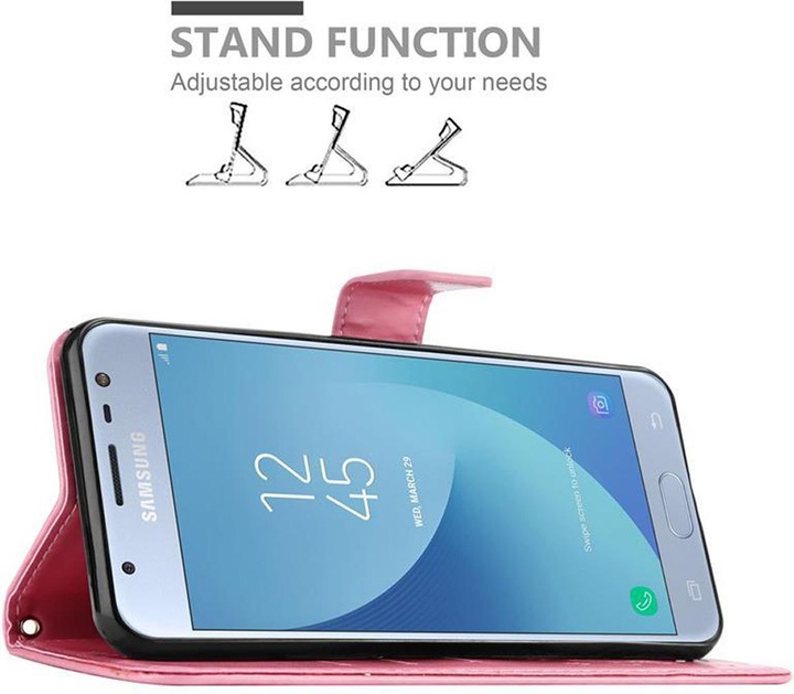 Produktbild Cadorabo Flower Book Cover (Samsung Galaxy J3 2017 (US Version))