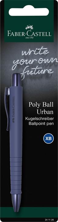 Produktbild Faber-Castell Kugelschreiber Poly Ball Urban Blisterkarte. farbig sortiert (Sortiert, 1 x)