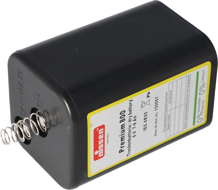 Actual product image Nissen Battery Premium 800 4R25 without mercury and cadmium (1 pcs., 4R25, 9000 mAh)