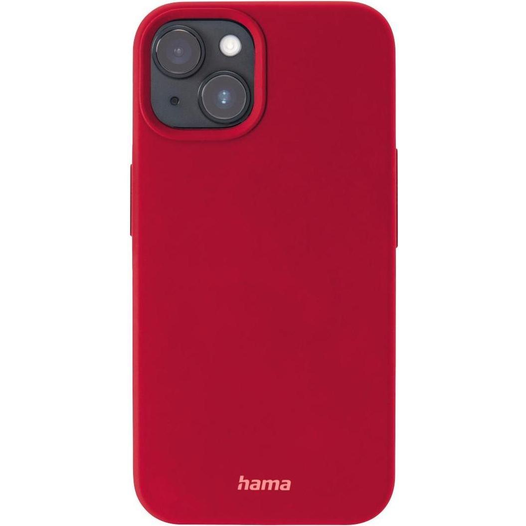 Hama MagCase Finest Feel PRO (Apple iPhone 14), Smartphone Hülle, Rot