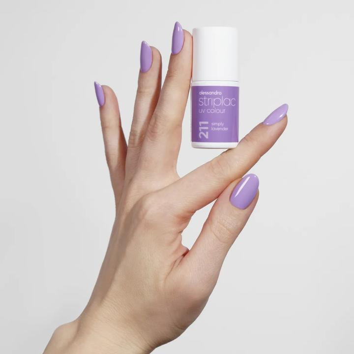 Produktbild Alessandro International Striplac UV Colour Simply Lavender 6.5 ml (211 Simply Lavender, UV-Gel Lack)