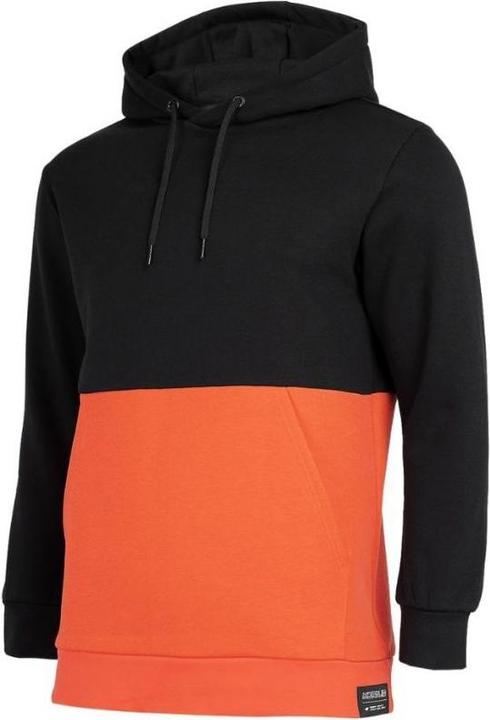 Actual product image 4F Bluza męska H4Z22-BLM027 Głęboka czerń r.S (S)