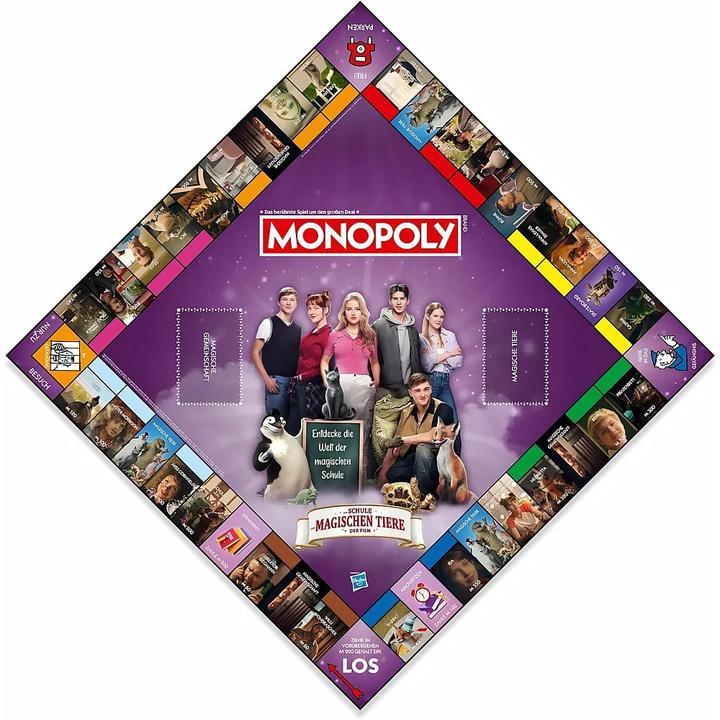 Produktbild Winning Moves Monopoly - Die Schule der magischen Tiere (Deutsch, 2 - 6 Spieler)