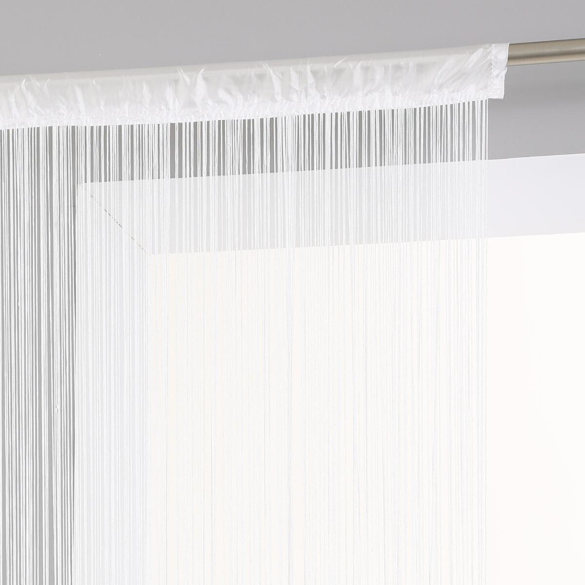 Thumbnail - Atmosphera, Vorhang, CURTAIN WHITE THREAD 90X200 D (90 x 200 cm)