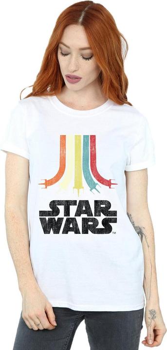 Immagine prodotto Star Wars Retro Rainbow Maglietta Ampia Donna (L)