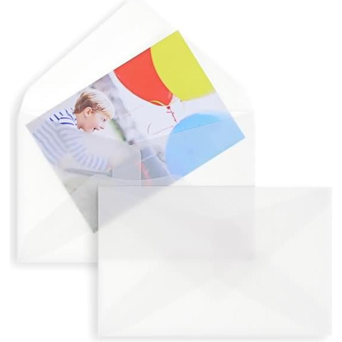 Blanke, Briefumschlag, Briefumschläge Offset transparent 62x98mm 90g/qm NK VE=100 Stück weiss (1 x)