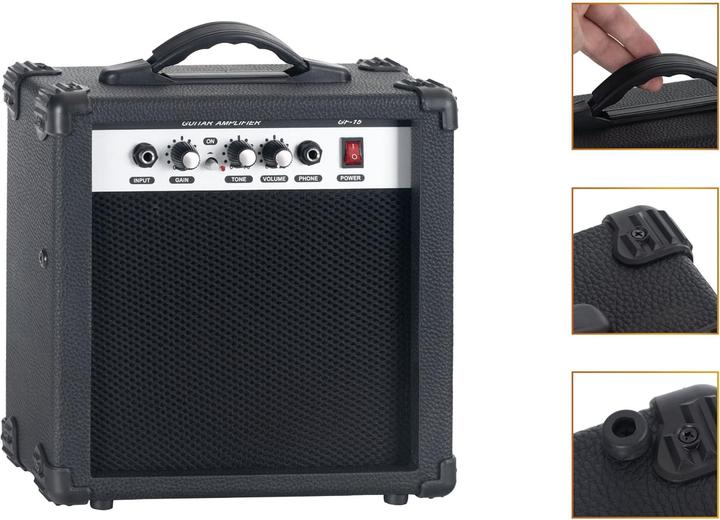 Image du produit Rocktile Pack complet pour débutants avec ampli, housse, accessoires et méthode d'apprentissage (Set de guitare électrique)