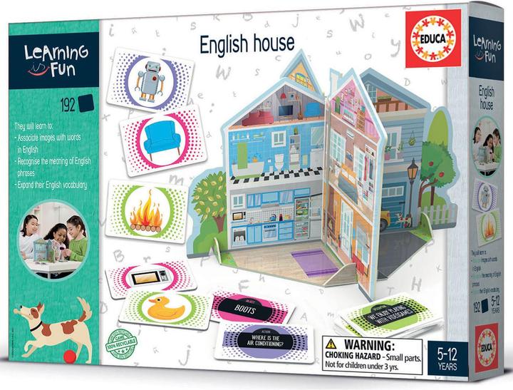Immagine prodotto Educa Gioco da tavolo English House per 1+ giocatori 5+ anni (in inglese) 18844 (Inglese)