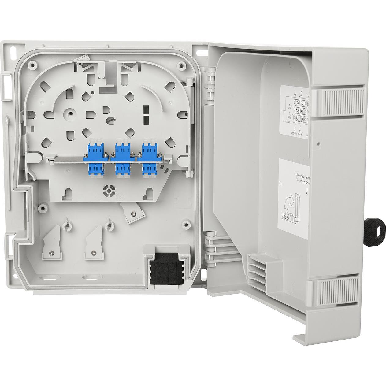 Metz Connect BTR 1503507406-F OpDAT HPS 6xLC-D OS2, Server Zubehör, Grau