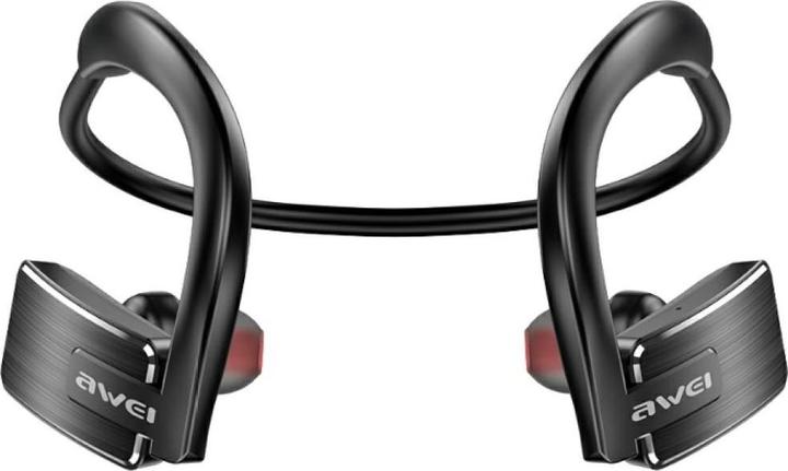 Awei Słuchawki bezprzewodowe E1BL Bluetooth 4.1 sportowe czarny (13 h, Sans fil)