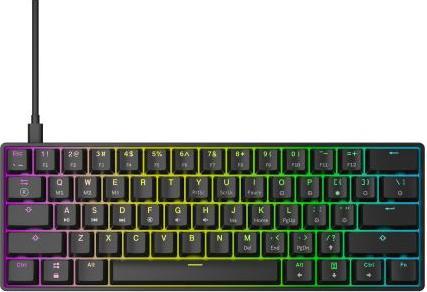 Productafbeelding HK Gaming GK61 US zwart/blauw (NL, Bedraad)