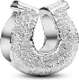 Immagine prodotto Pandora Mini ciondolo a forma di ferro di cavallo testurizzato (Argento 925)
