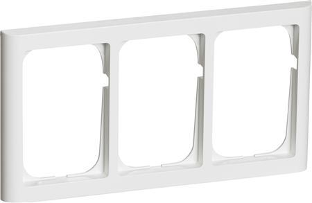 Productafbeelding LK FUGA® ramme Softline 631,5 modul trippel vandret, hvid