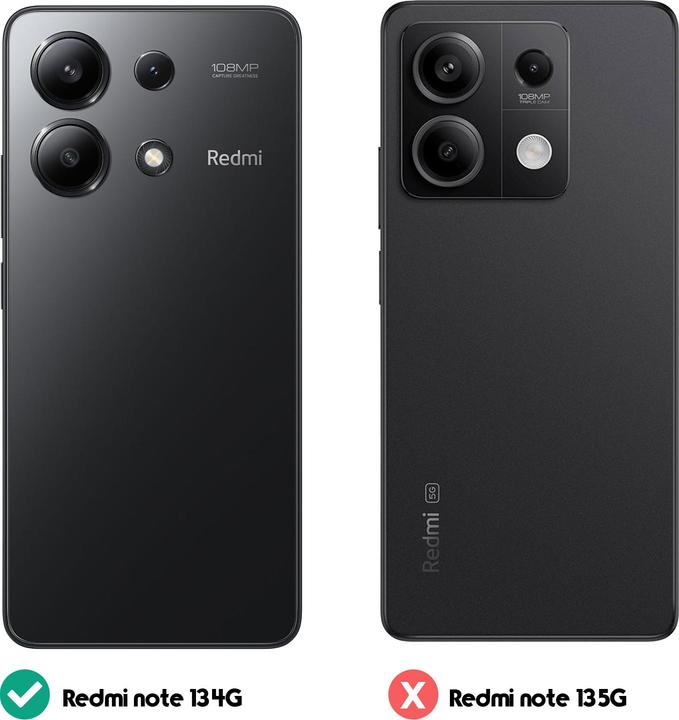 Actual product image Xiaomi Made for TPU Cover for Redmi Note 13 4G - black (Xiaomi Redmi Note 13 4G)