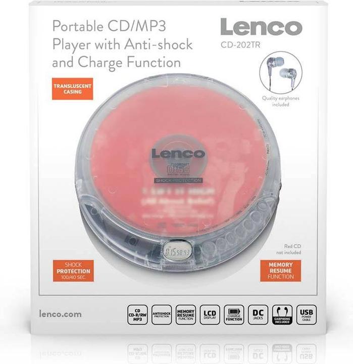 Actual product image Lenco CD-202TR